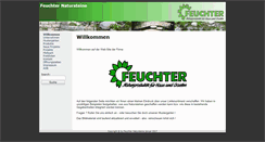 Desktop Screenshot of feuchter-natursteine.de
