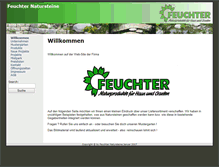 Tablet Screenshot of feuchter-natursteine.de